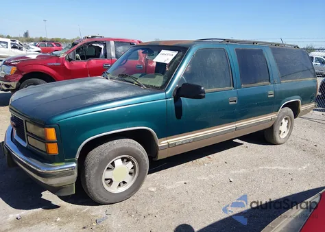 1996 GMC Suburban C1500 z USA, uszkodzony, nr VIN 1GKEC16R8TJ706841